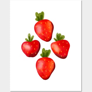 Strawberry Posters and Art